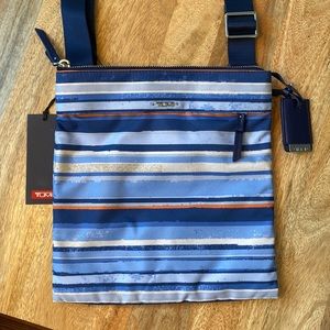 Tumi Calera Crossbody Striped Bag